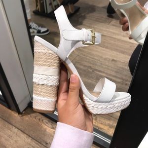 aldo huglag heels in white